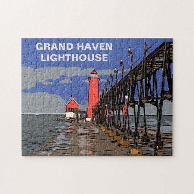 GRAND HAVEN LIGHTHOUSE PUZZLE (Horizontal)