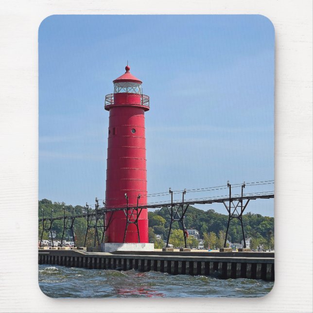 Grand Haven Michigan Lighthouse Mousepad (Vorne)
