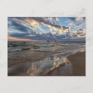 Grand Haven Staat Park Postkarte