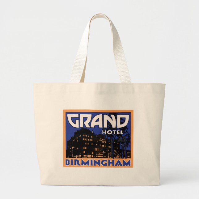 Grand Hotel Birmingham Jumbo Stoffbeutel (Vorne)