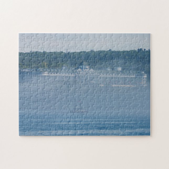 Grand Hotel durch den Nebel Puzzle (Horizontal)