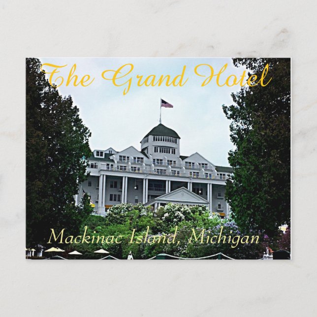 Grand Hotel Postcard Postkarte (Vorderseite)