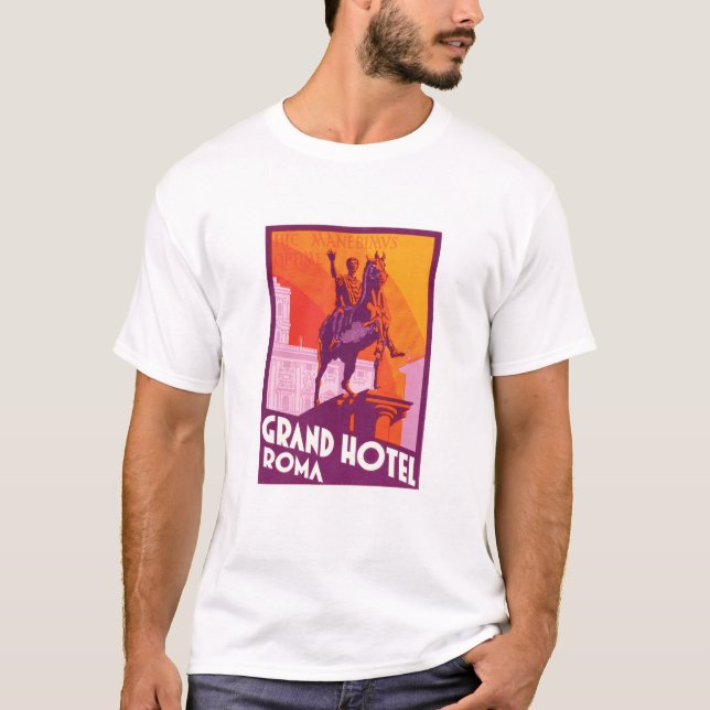 Grand Hotel Roma T-Shirt (Vorderseite)