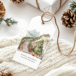 Grand Hotel Weihnachtstreppe Geschenkanhänger