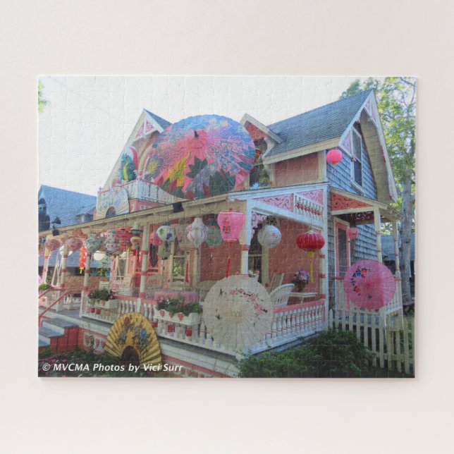 Grand Illumination in Pink - Martha's Vineyard Puzzle (Horizontal)