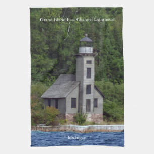 Grand Island East Channel Lighthouse Küchentuch