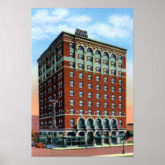 Grand Island Nebraska Hotel Yancy Poster