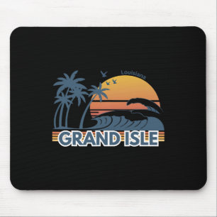 Grand Isle Louisiana Männer Frauen Urlaub Sommer Mousepad