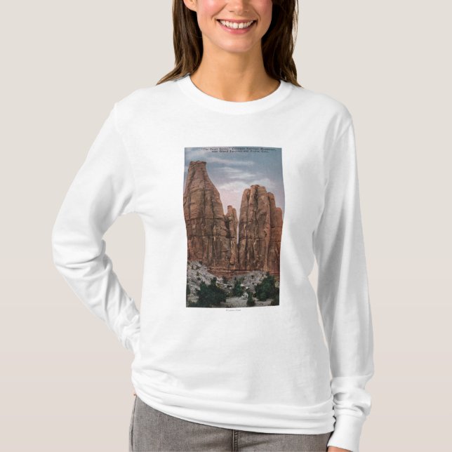 Grand Junction, Co - Ansicht nationalen Monuments T-Shirt (Vorderseite)