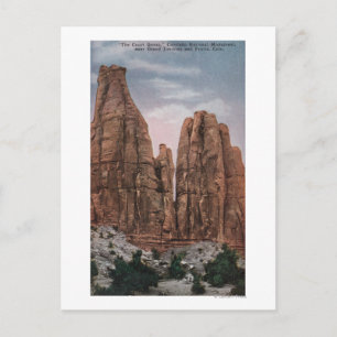 Grand Junction, CO - View of CO National Monument Postkarte