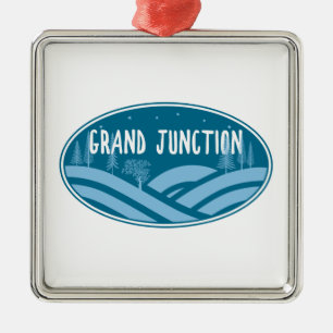 Grand Junction Colorado Außenbereich Ornament Aus Metall