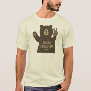 Grand Junction Colorado Peace Bear T-Shirt