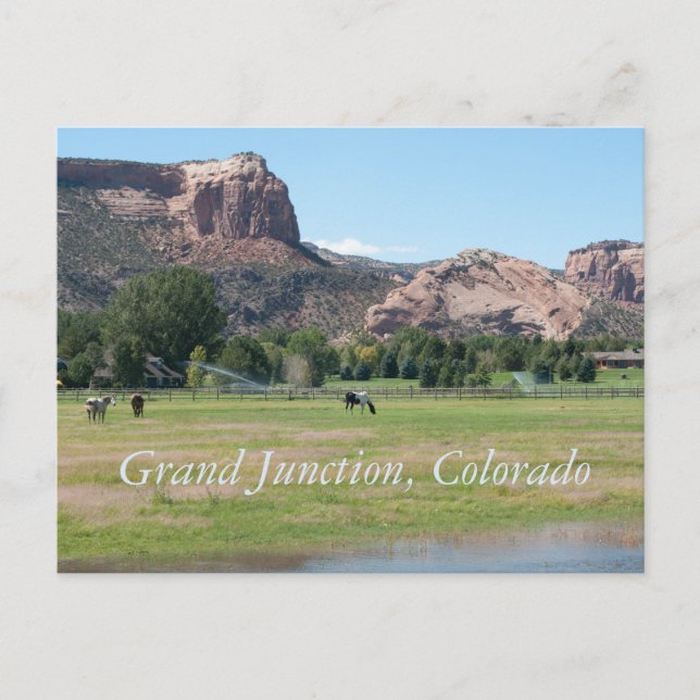 Grand Junction, Colorado Postkarte (Vorderseite)