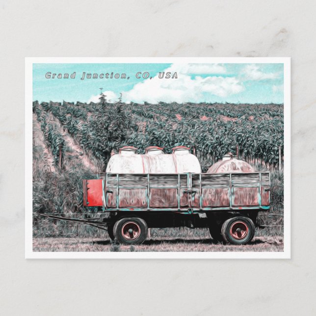 GRAND JUNCTION COLORADO POSTKARTE (Vorderseite)