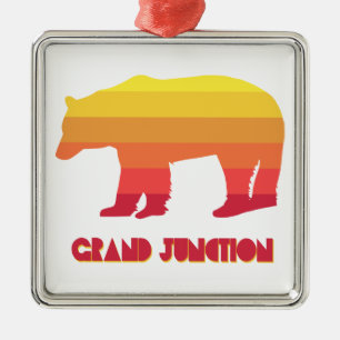 Grand Junction Colorado Regenbär Ornament Aus Metall