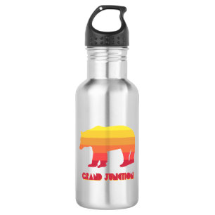 Grand Junction Colorado Regenbogenbär Edelstahlflasche