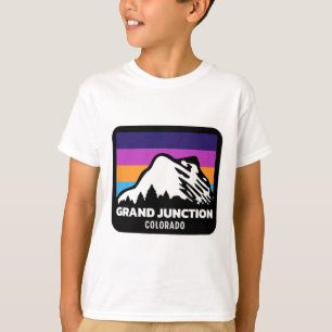 Grand Junction Colorado Skifahrer Snowboardenfamil T-Shirt