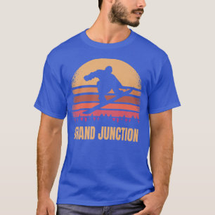 Grand Junction Colorado Snowboarden Outdoor Vinta T-Shirt