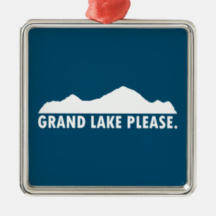 Grand Lake Colorado Bitte Ornament Aus Metall