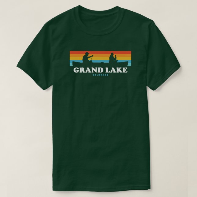 Grand Lake Colorado Canoe T-Shirt (Design vorne)