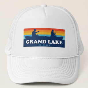 Grand Lake Colorado Canoe Truckerkappe