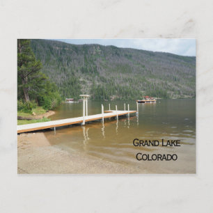Grand Lake Colorado Postkarte