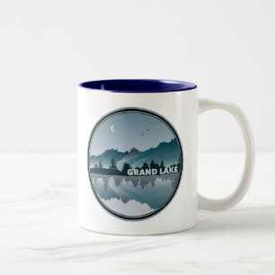 Grand Lake Colorado Reflektion Zweifarbige Tasse