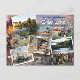 Grand Lake OK Postkarte 16v1