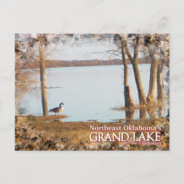 Grand Lake Oklahoma Postkartenegret Postkarte