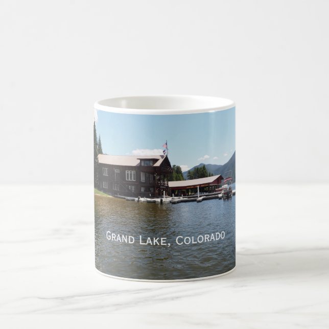 Grand Lake Yacht Club in Grand Lake, Colorado Tasse (Mittel)