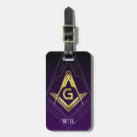 Grand Lodge Masonic Luggage Tags | Freimaurer
