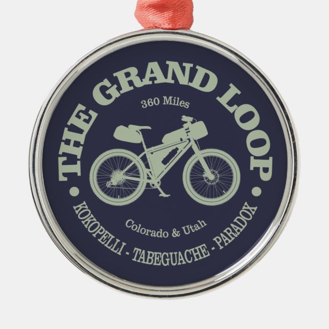 Grand Loop (MTB) Ornament Aus Metall (Vorne)