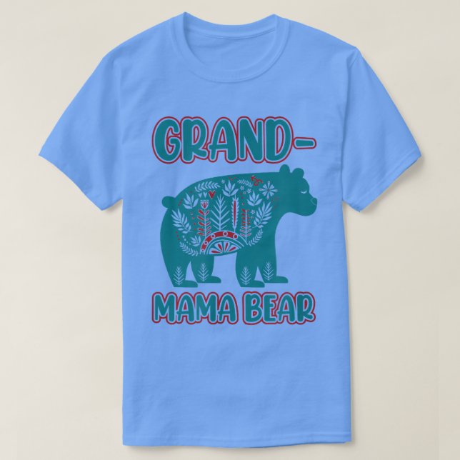 Grand Mama Bear - Cute  T-Shirt (Design vorne)