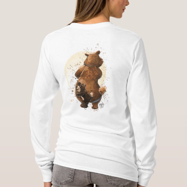 Grand Mama Bear Front und Back T-Shirt (Rückseite)
