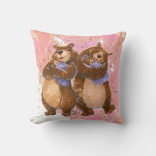 Grand Mama und Papa Bear Throw Kissen