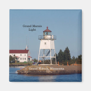 Grand Marais Light MN-Magnet Magnet