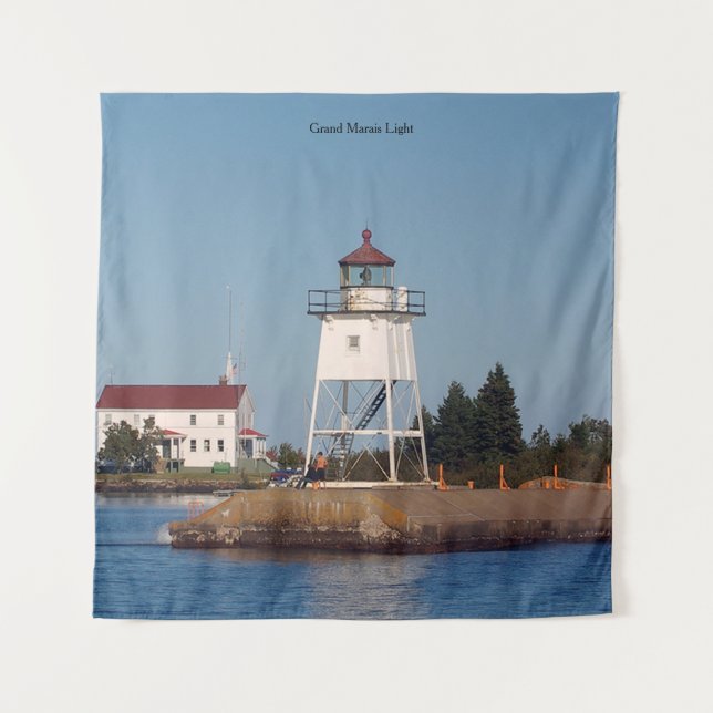 Grand Marais Light-Tapete Wandteppich (Vorderseite (Horizontal))