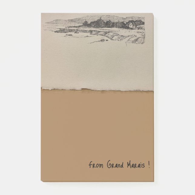 Grand Marais Notepad Post-it Klebezettel (Vorderseite)