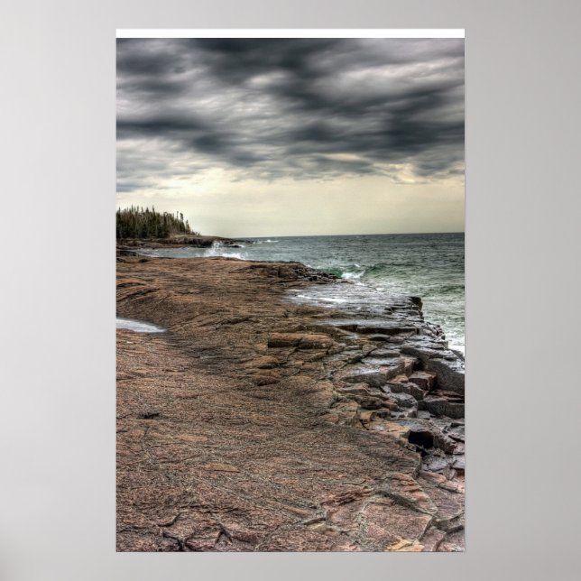 Grand Marais Shoreline Poster (Vorne)