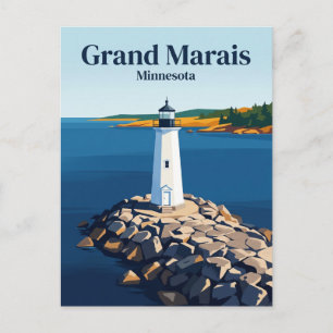 Grand Marais USA Postkarte
