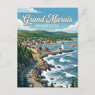 Grand Marais USA Postkarte