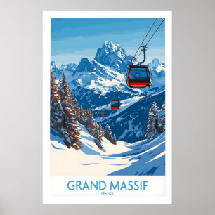 Grand Massif Ski Plakat 1