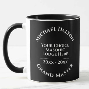 Grand Master Masonic Tasse