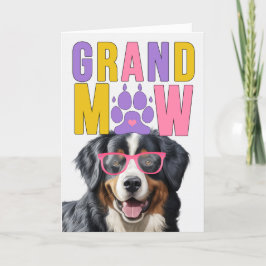 Grand MAW Bernese Mountain Dog Grandeleltern Day Feiertagskarte