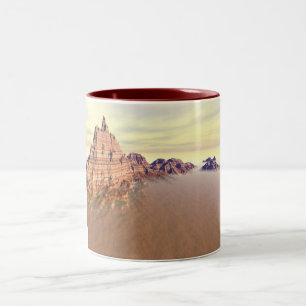 Grand Mountain Range Zweifarbige Tasse