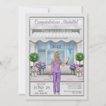 Grand Nurse Grad weibliche Einladung