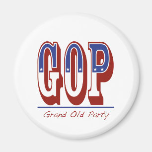 Grand Old Party Magnet
