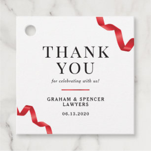 Grand Opening Favor Tag Geschenkanhänger