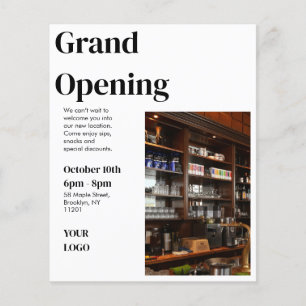 Grand Opening Flyer Minimal