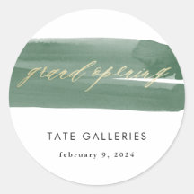 Grand Opening Green Ribbon